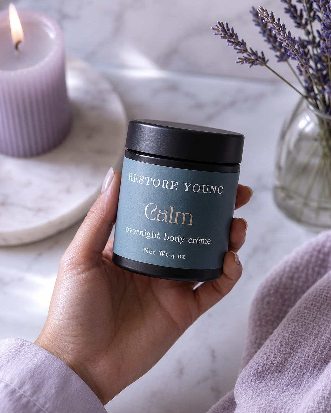 Calm - overnight body crème
