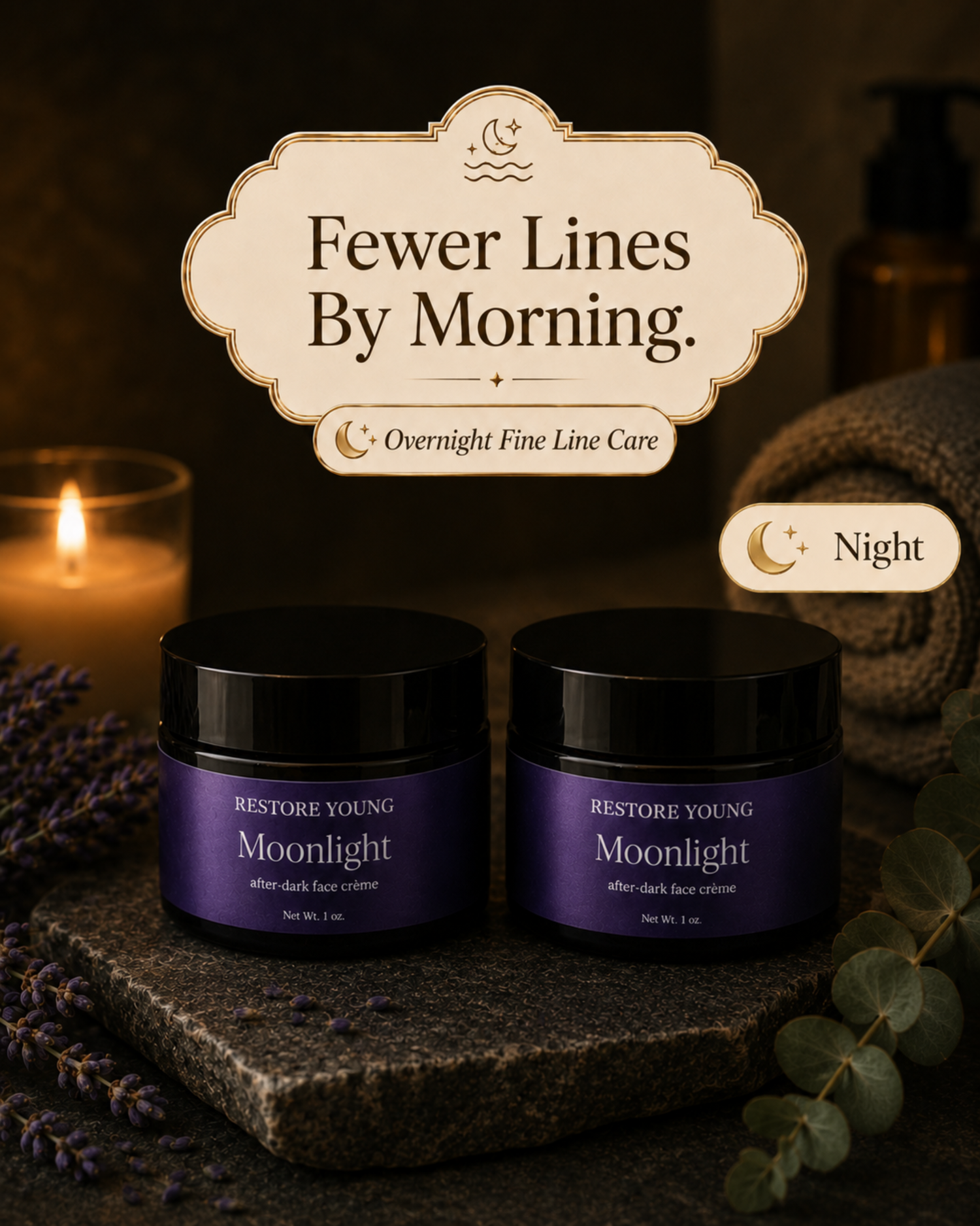 Moonlight - after-dark face crème