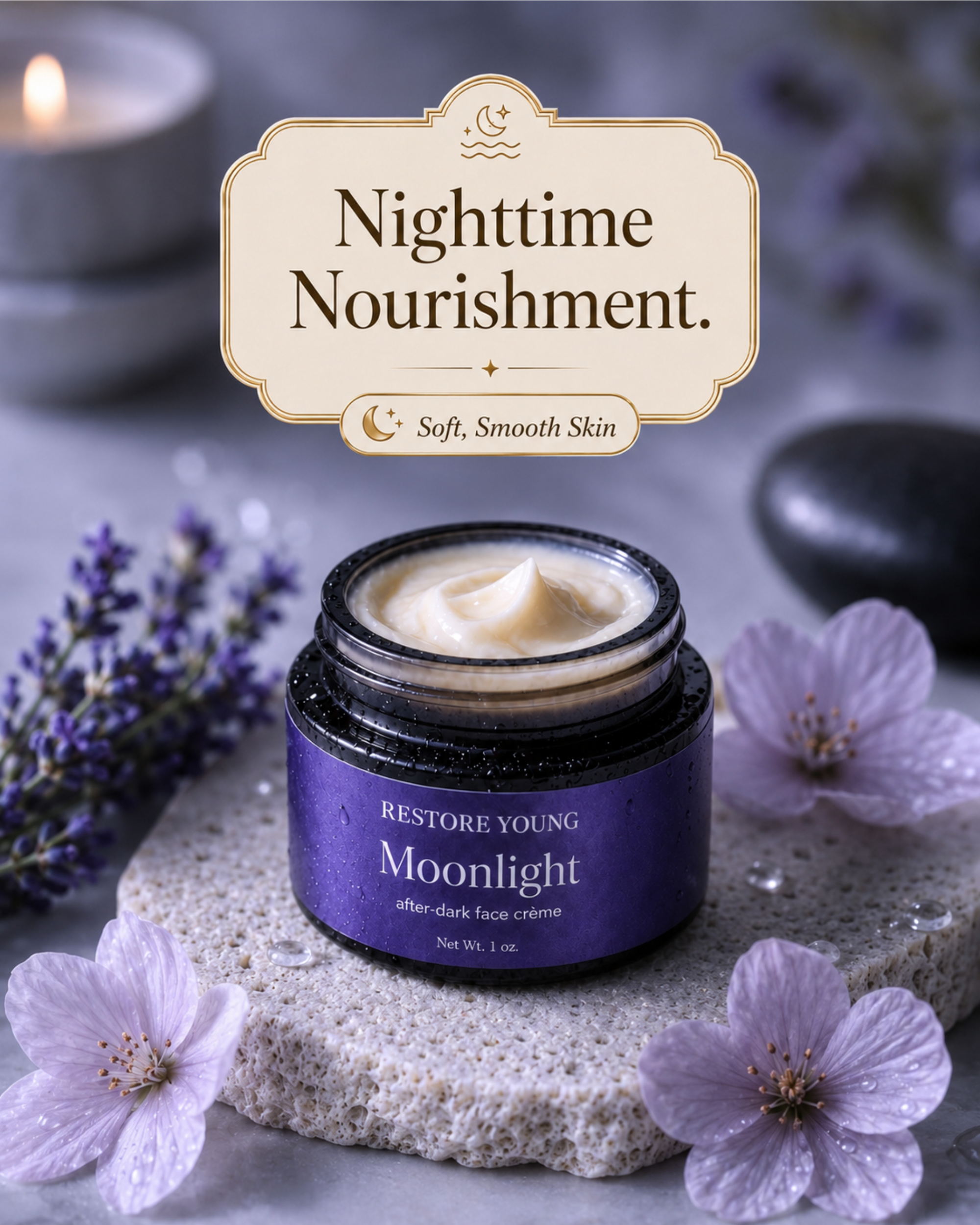 Moonlight - after-dark face crème