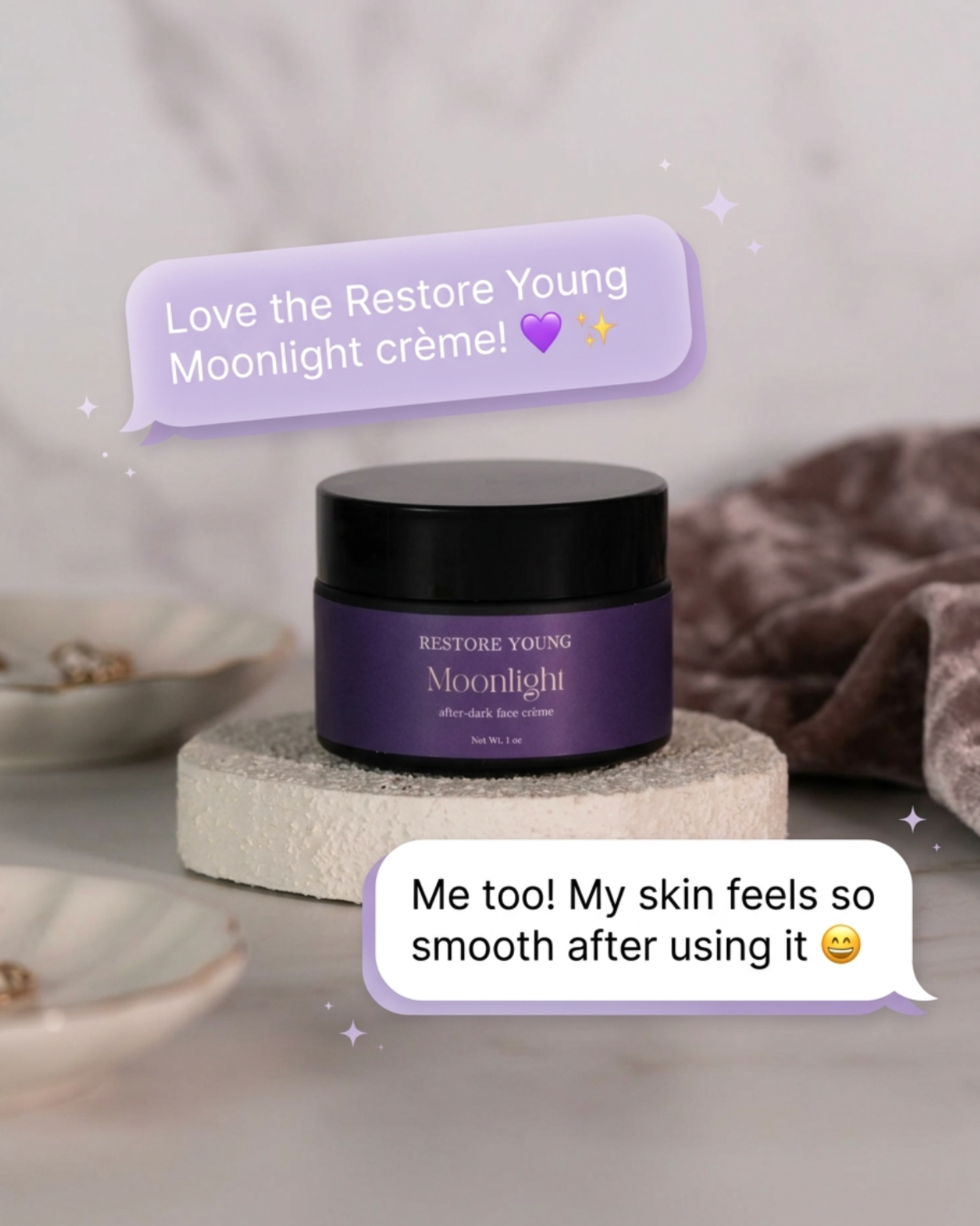 Moonlight - after-dark face crème