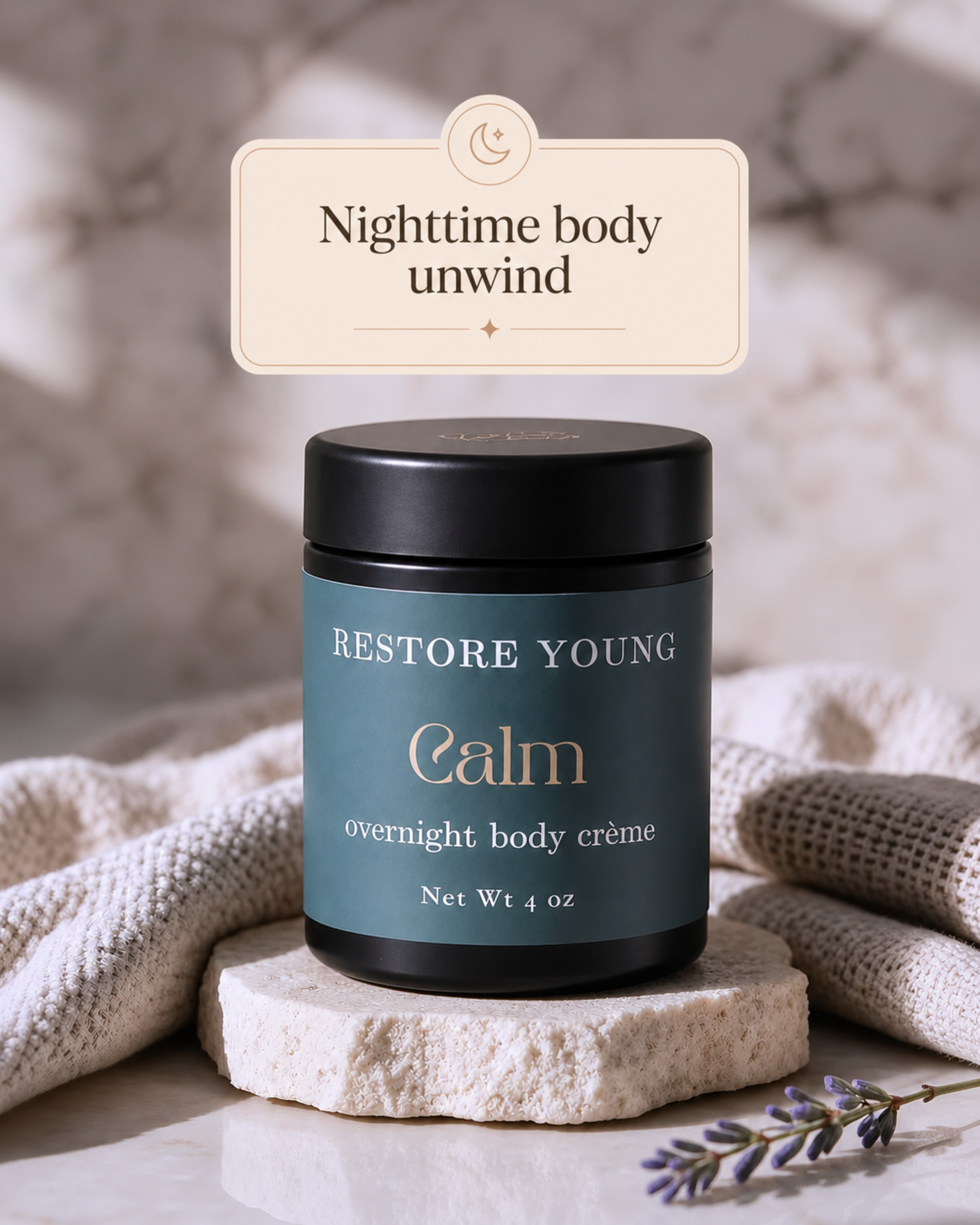 Calm - overnight body crème
