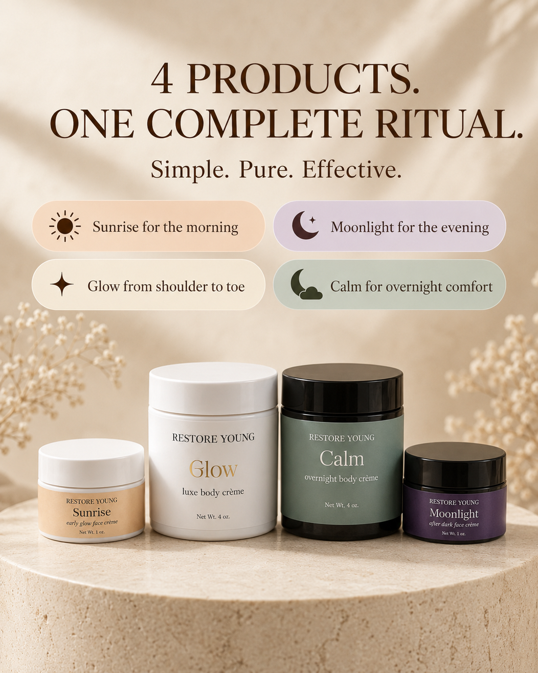 The Complete Ritual (Sunrise, Moonlight, Calm Glow)