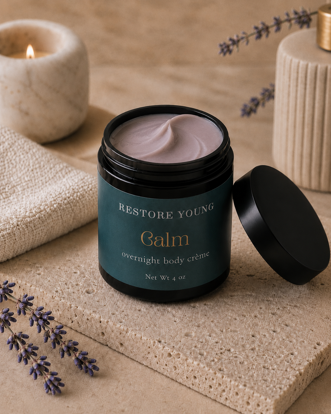 Calm - overnight body crème