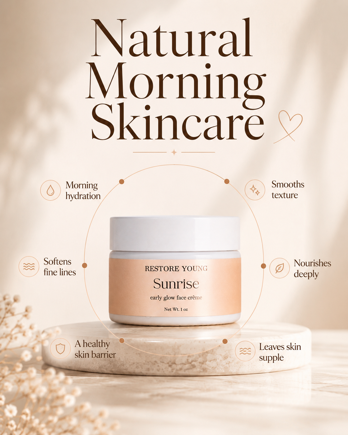 Sunrise - early glow face crème