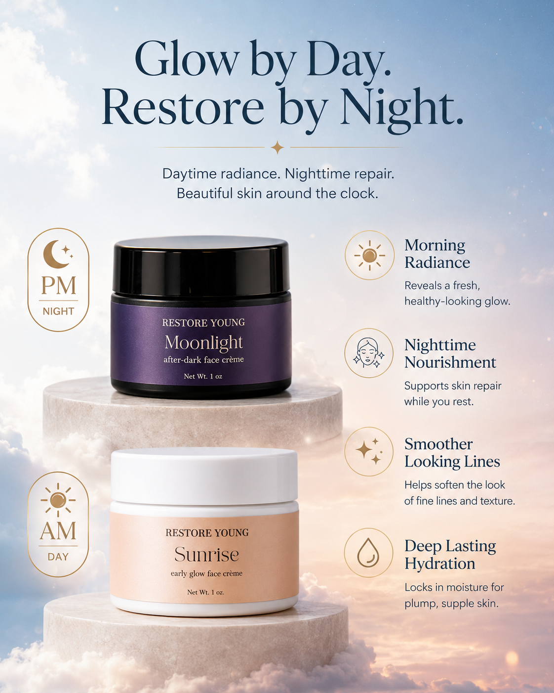 Sunrise &amp; Moonlight Ritual – Your 24-Hour Glow