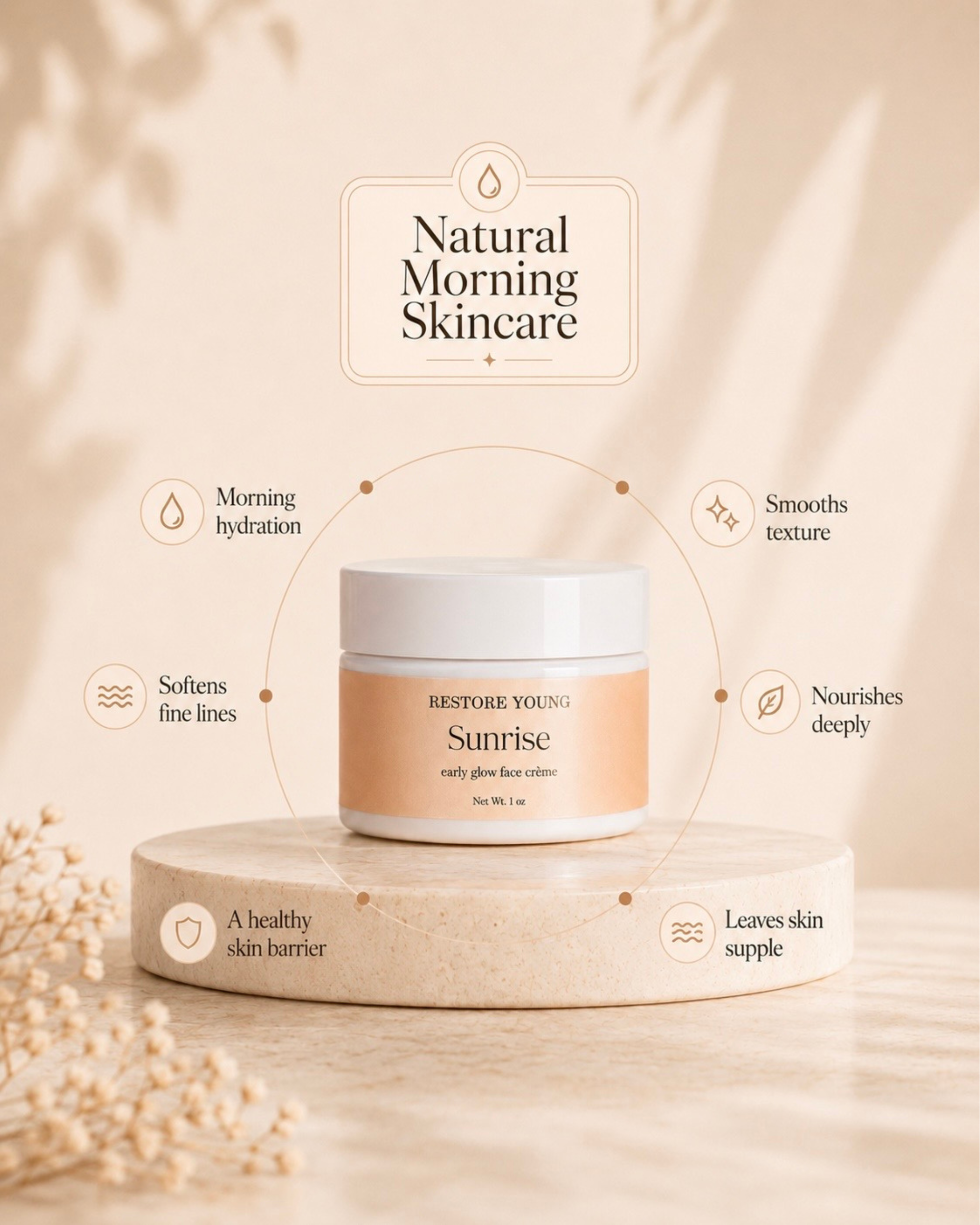 Sunrise - early glow face crème