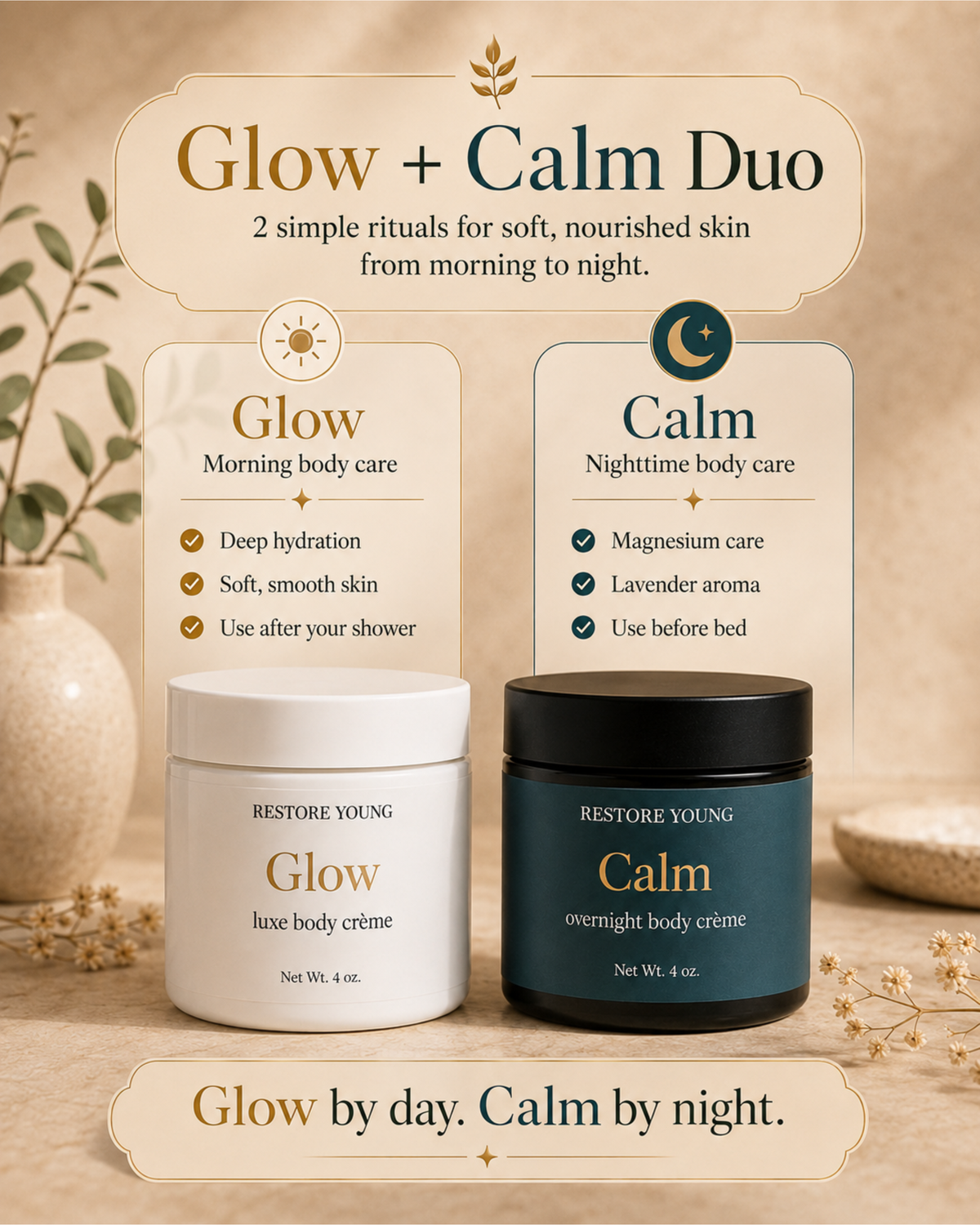 Calm + Glow Duo